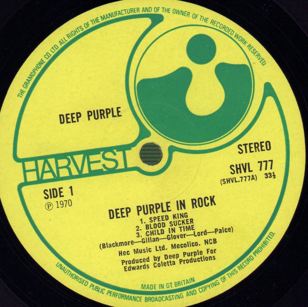 Deep Purple - In Rock - Lp