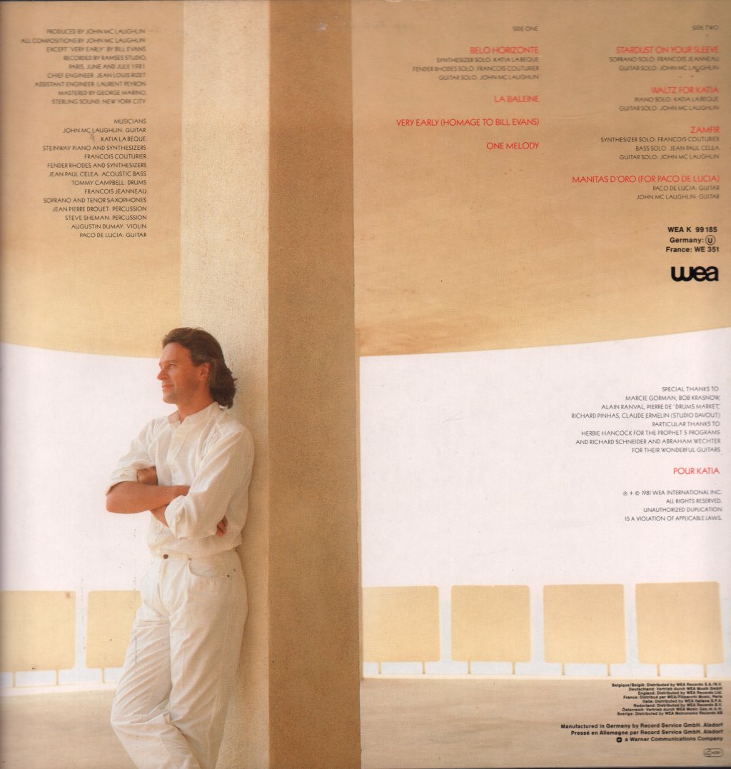 John Mclaughlin - Belo Horizonte - Lp