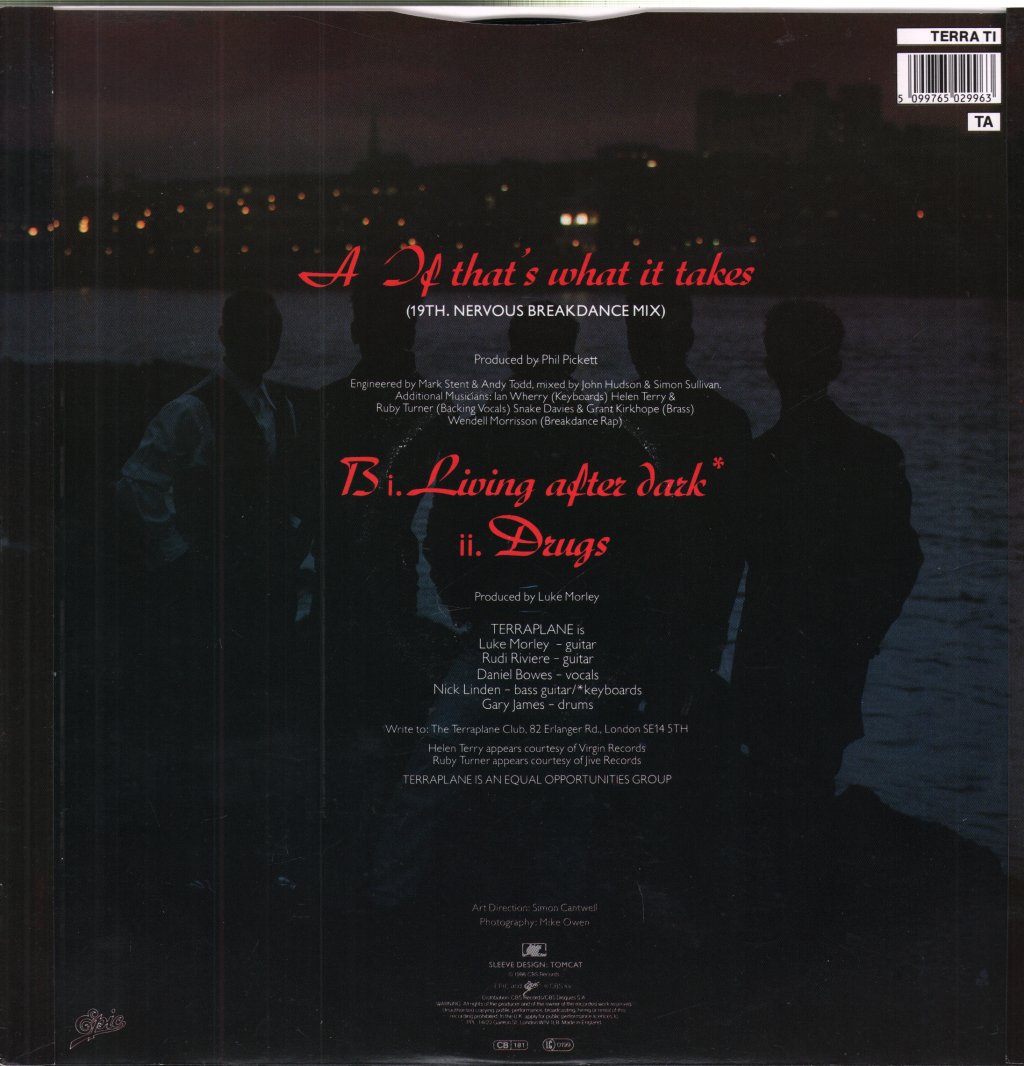 Terraplane - If That's What It Takes - 12 Inch