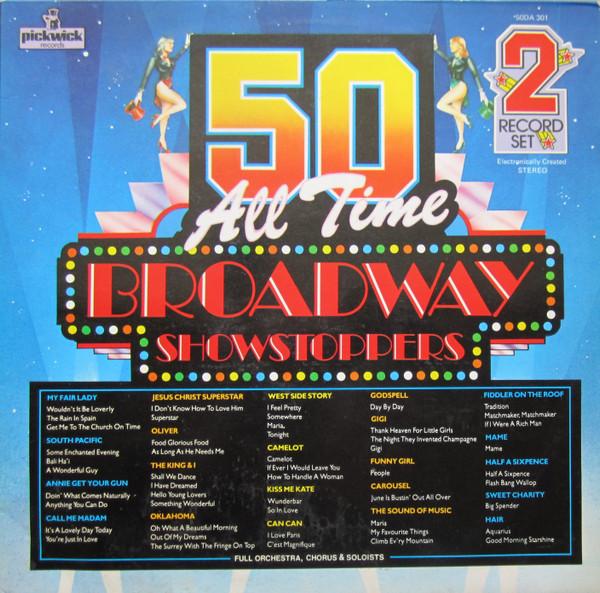 Various Artists - 50 All Time Broadway Showstoppers - Double Lp