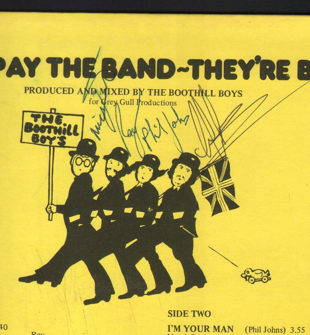 Boothill Boys - Don't Pay The Band - They're British - Lp