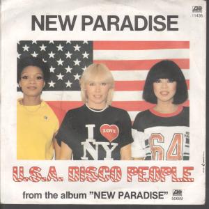 New Paradise - U.s.a. Disco People - 7 Inch