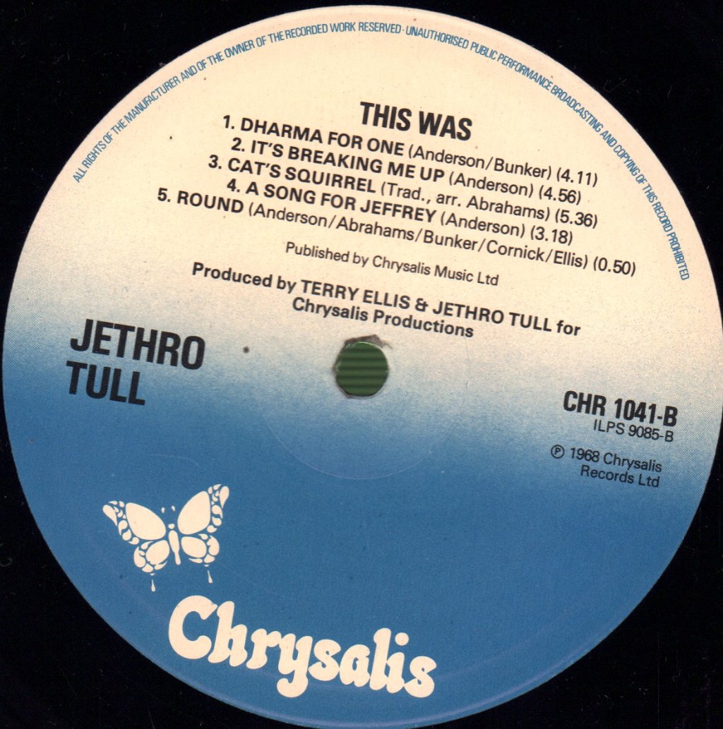 Jethro Tull - This Was - Lp