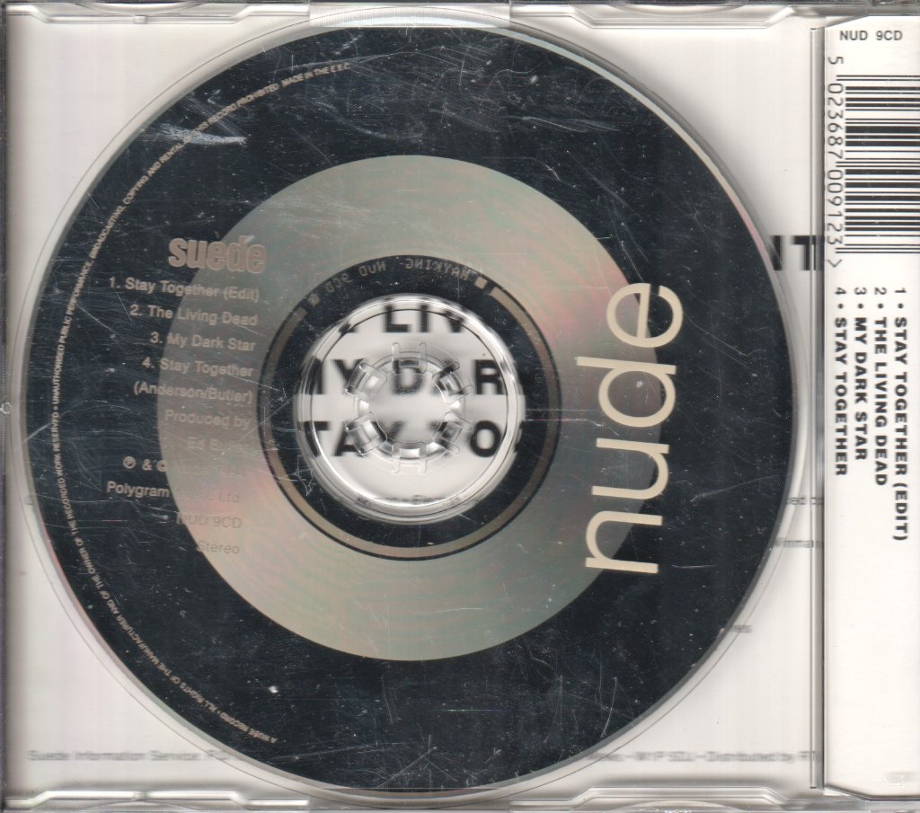 Suede - Stay Together - Cd