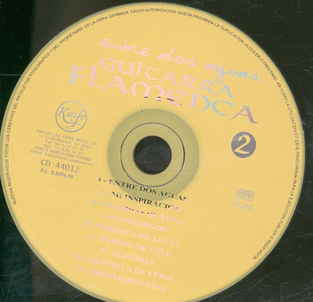 Juan De La Herminia - Entre Dos Aquas - Guitarra Flamenca 2 - Cd