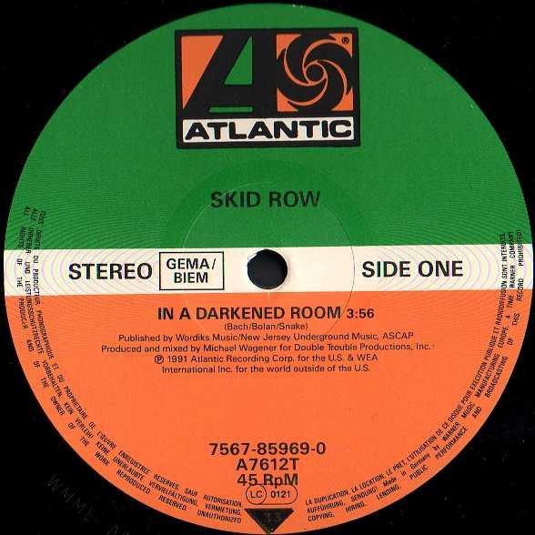 Skid Row - In A Darkened Room - 12 Inch