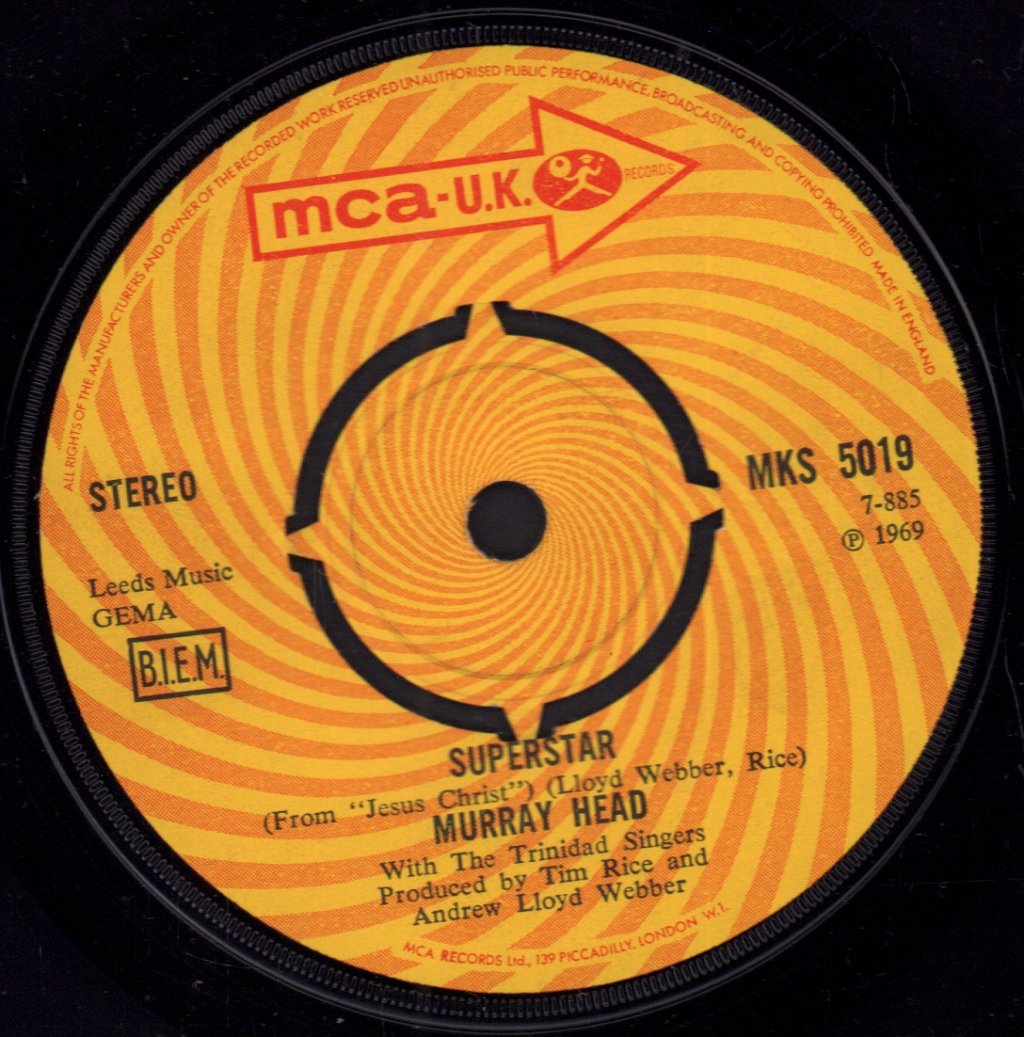 Murray Head - Superstar - 7 Inch