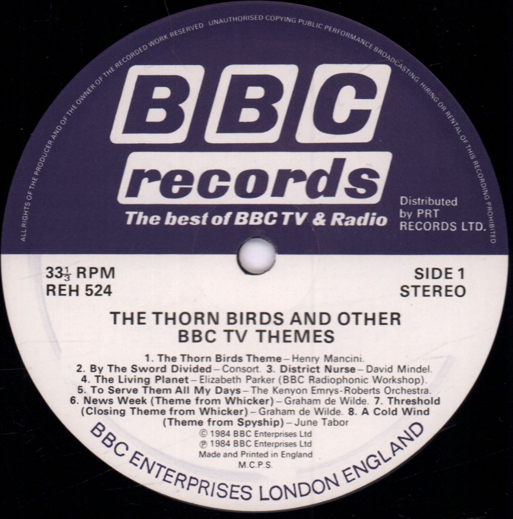 Various Artists - Thorn Birds And Other Bbc Tv Themes - Lp
