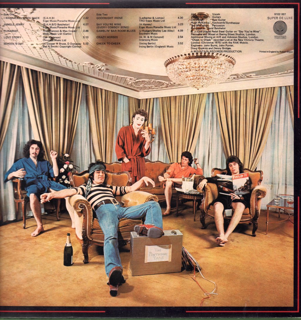Sensational Alex Harvey Band - Penthouse Tapes - Lp