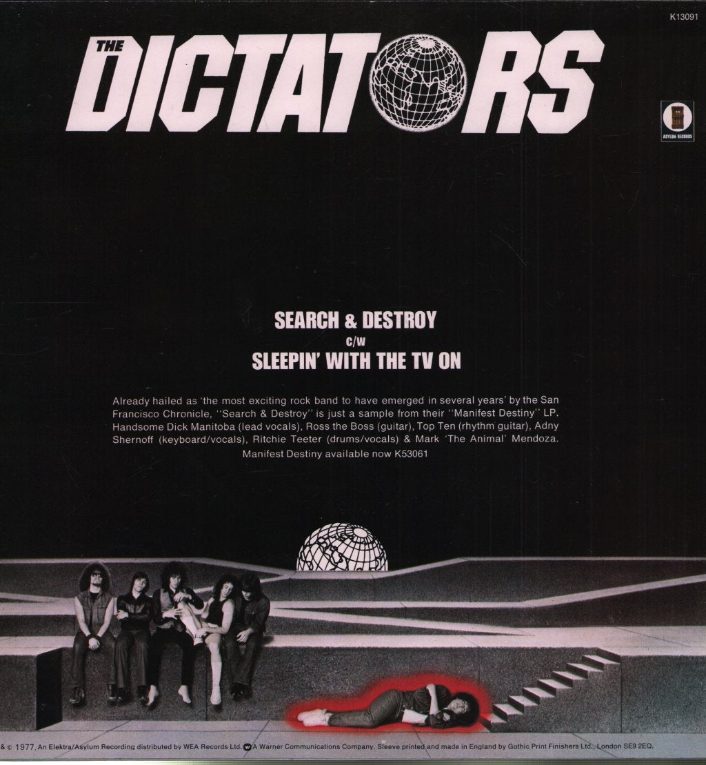Dictators - Search And Destroy - 12 Inch