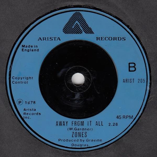 Zones - Sign Of The Times - 7 Inch