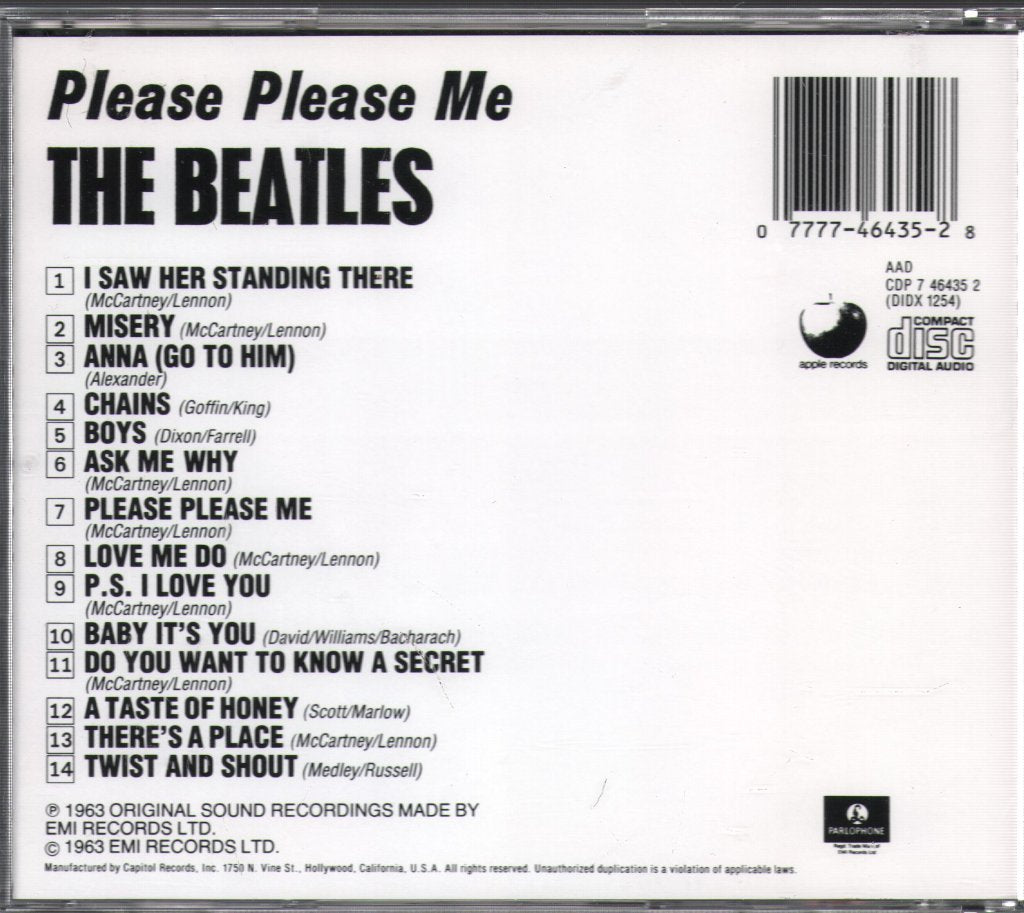 Beatles - Please Please Me - Cd