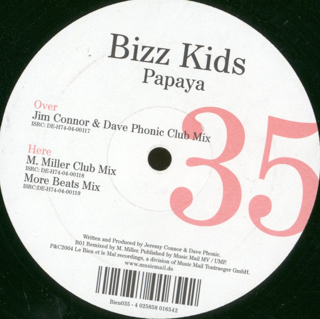 Bizz Kids - Papaya - 12 Inch