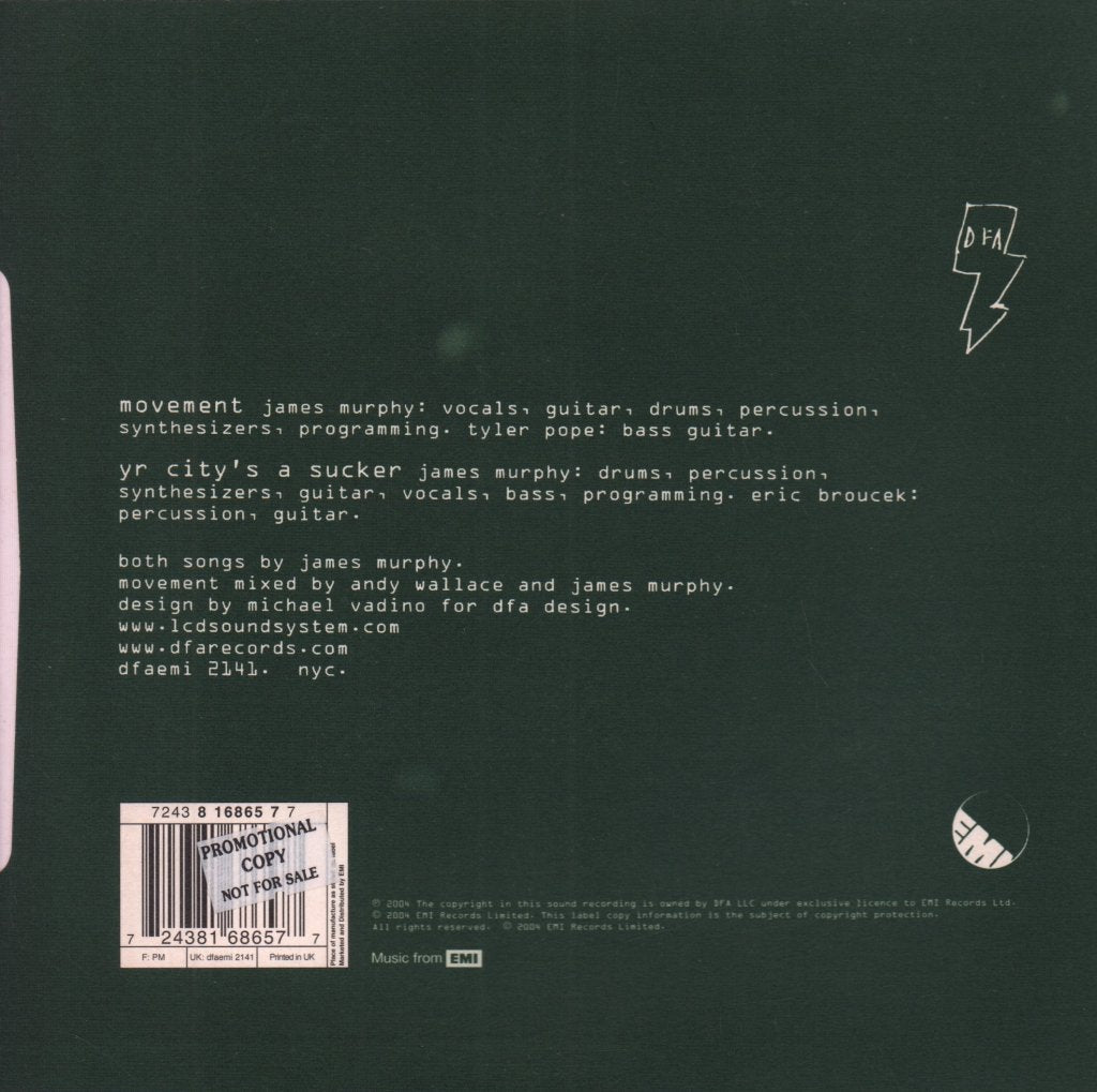 LCD Soundsystem - Movement - 7 Inch