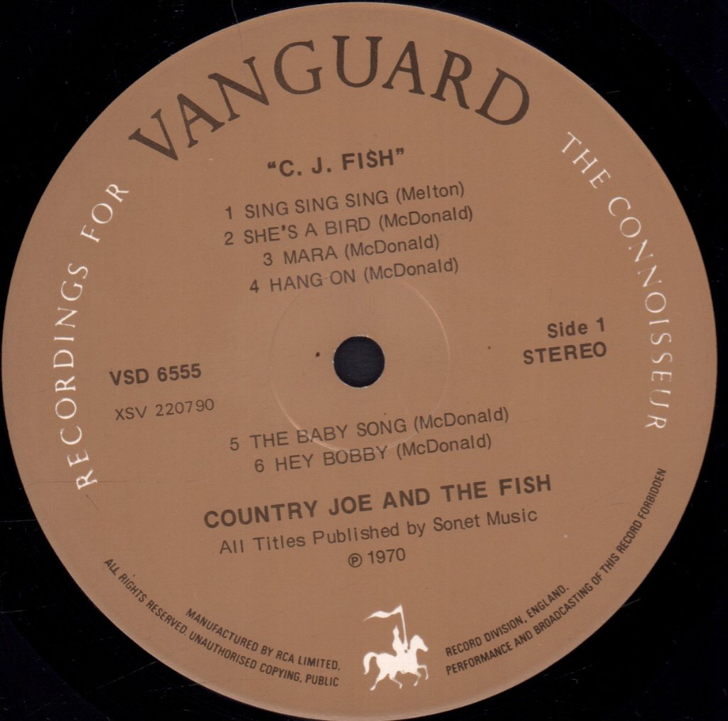 Country Joe And The Fish - C.j.fish - Lp