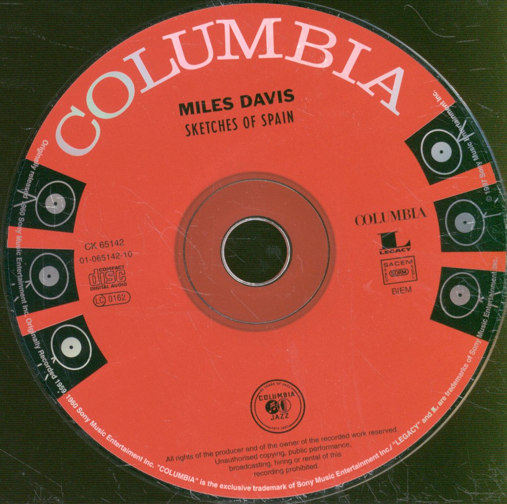 Miles Davis - Sketches Of Spain - Cd