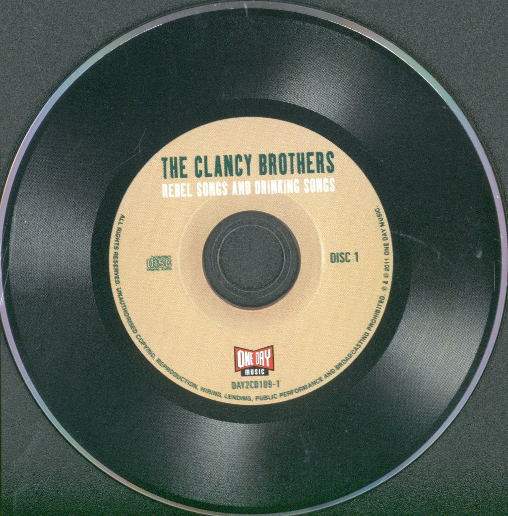 Clancy Brothers And Tommy Makem - Rebel Songs And Drinking Songs - Double Cd