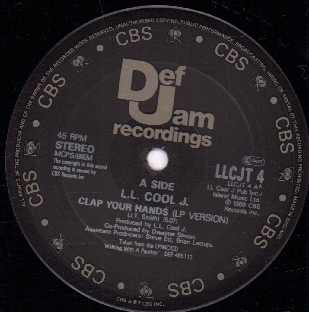 LL Cool J - Clap Your Hands - 12 Inch