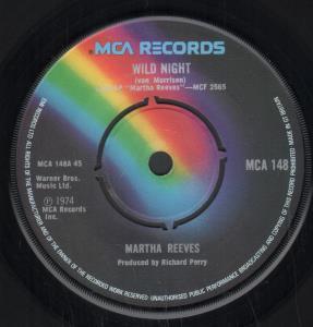 Martha Reeves - Wild Night - 7 Inch
