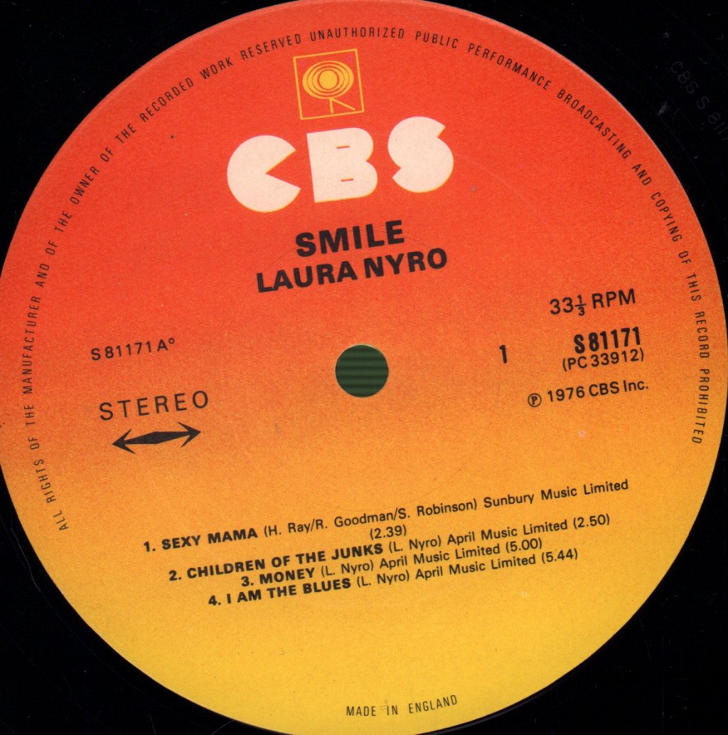 Laura Nyro - Smile - Lp
