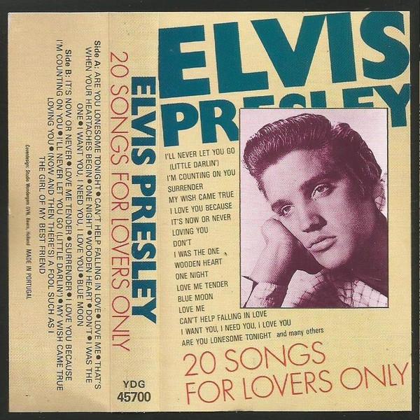 Elvis Presley - 20 Songs For Lovers Only - Cassette