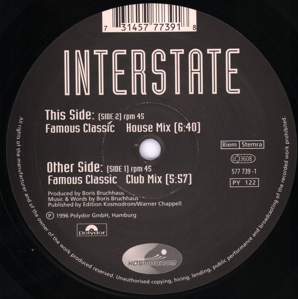 Interstate - Famous Classic - 12 Inch