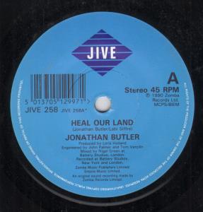 Jonathan Butler - Heal Our Land - 7 Inch