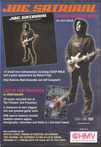 Joe Satriani - Strange Beautiful Music/Live In San Francisco - Flyer