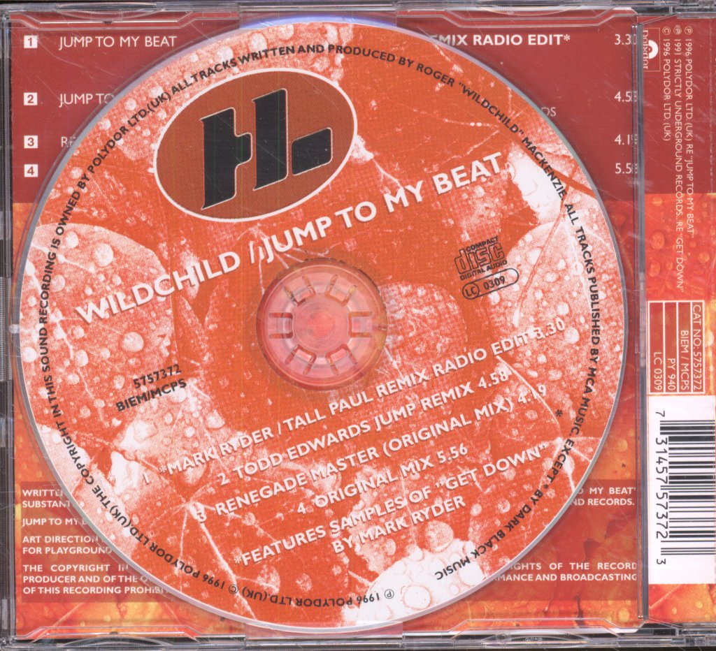 Wildchild - Jump To My Beat - Cd