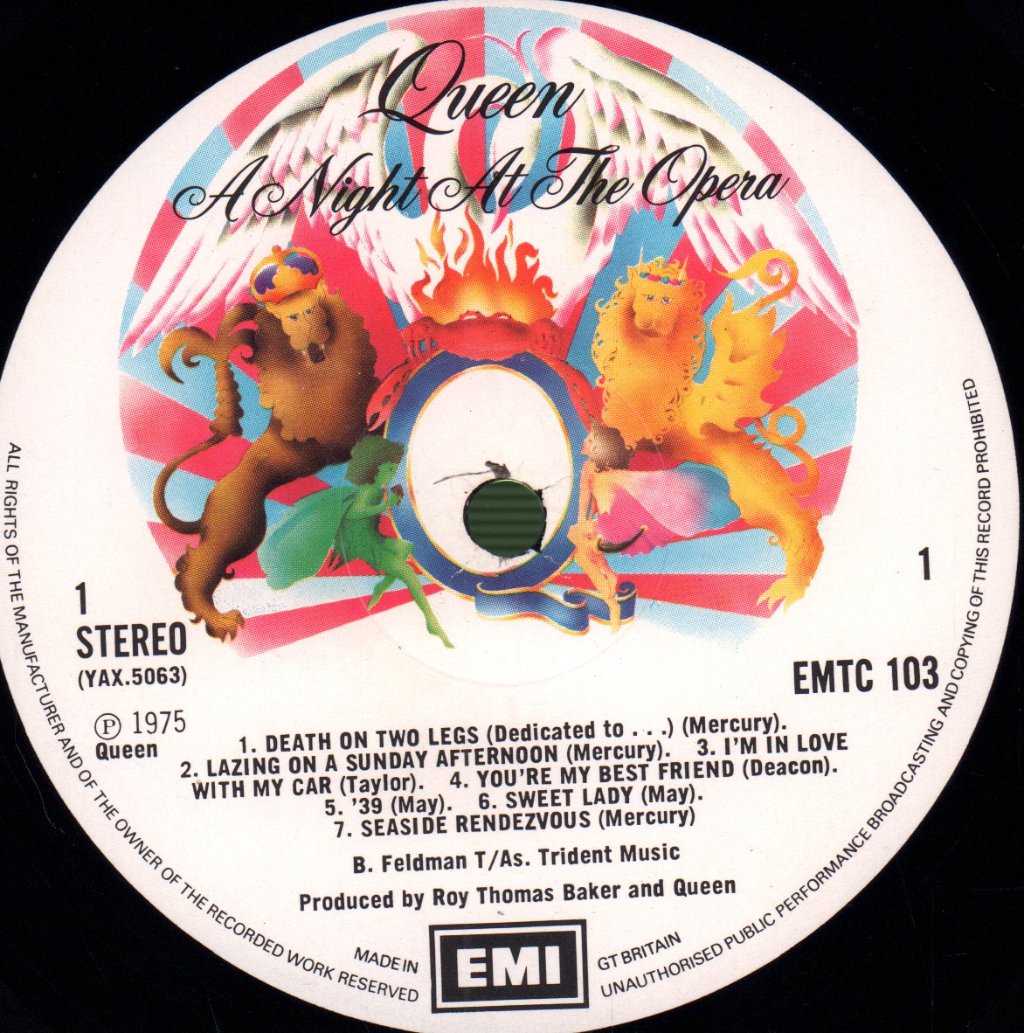 Queen - A Night At The Opera - Lp