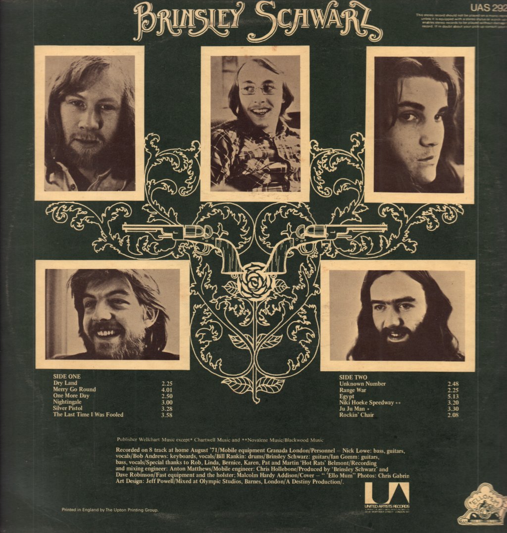 Brinsley Schwarz - Silver Pistol - Lp
