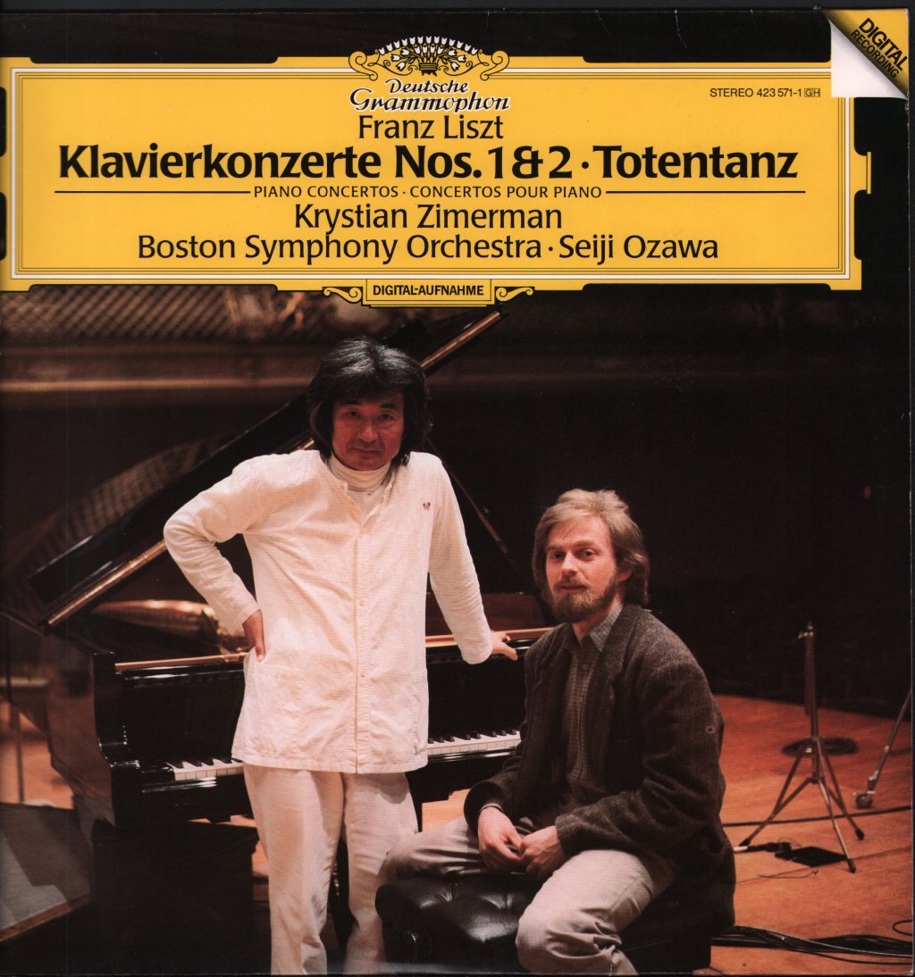 Krystian Zimerman / Seiji Ozawa / Boston Symphony Orchestra - Liszt Piano Concertos Nos 1 And 2 - Lp