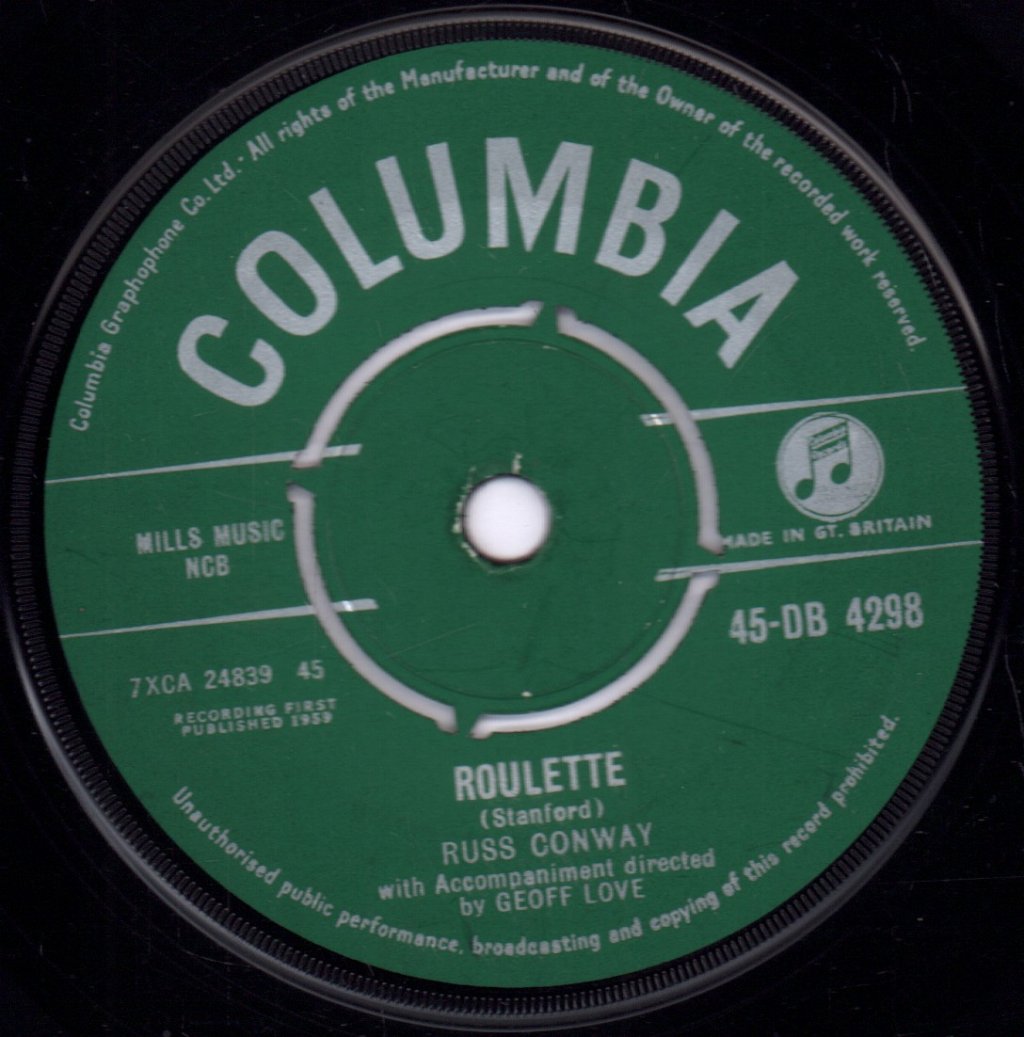 Russ Conway - Roulette - 7 Inch
