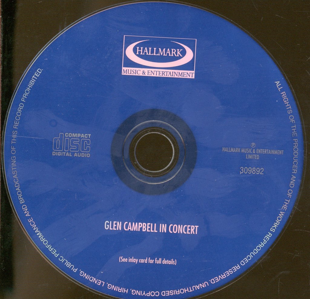 Glen Campbell - In Concert - Cd