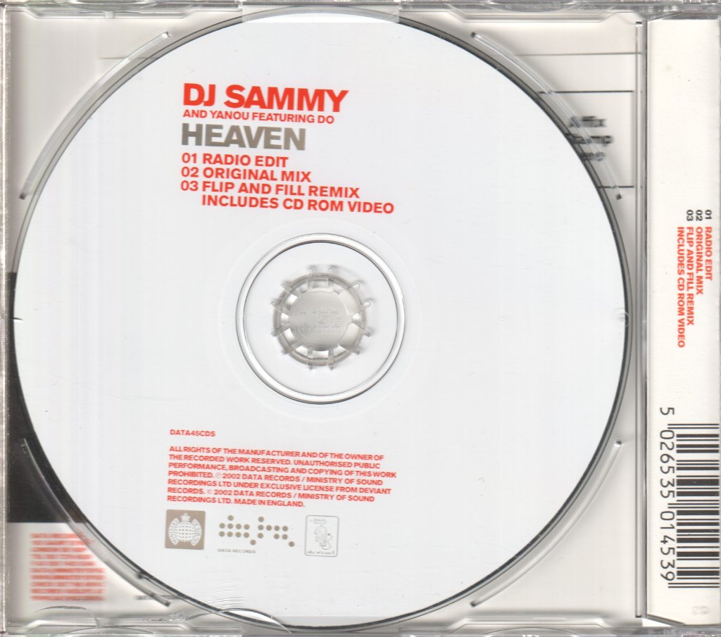 Dj Sammy - Heaven - Cd