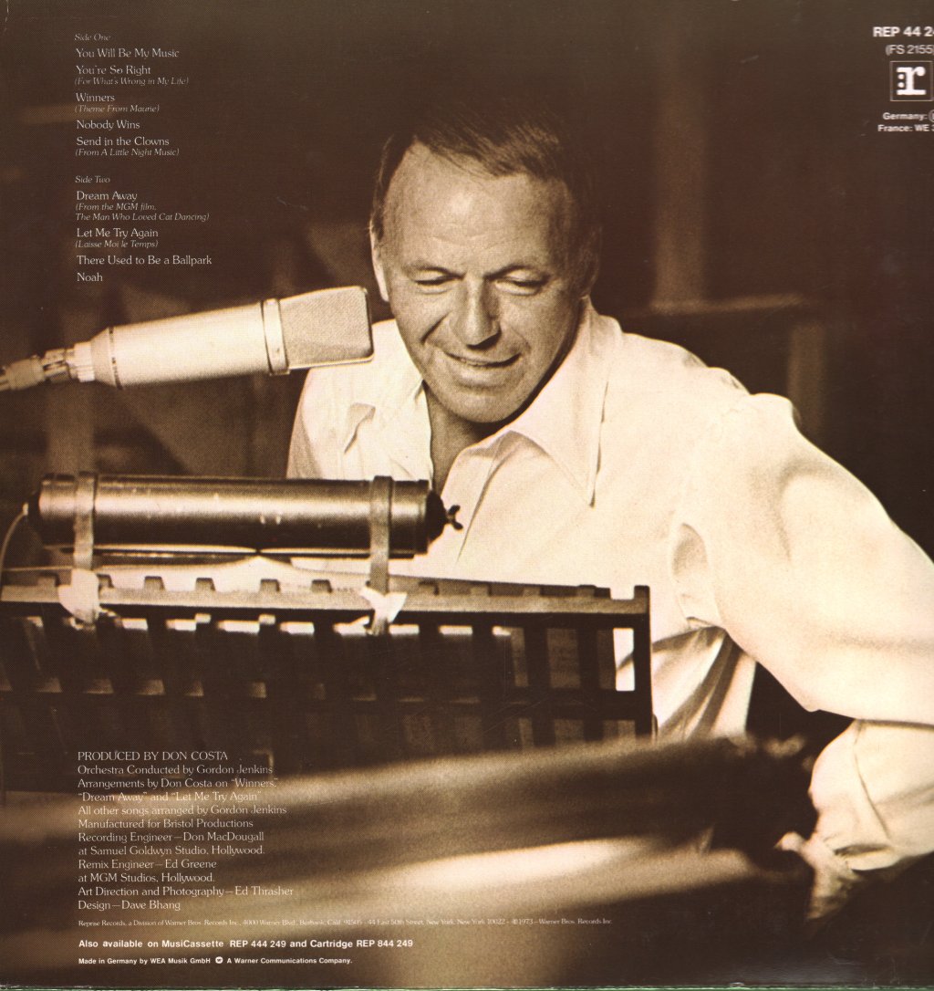 Frank Sinatra - Ol, Blue Eyes Is Back - Lp