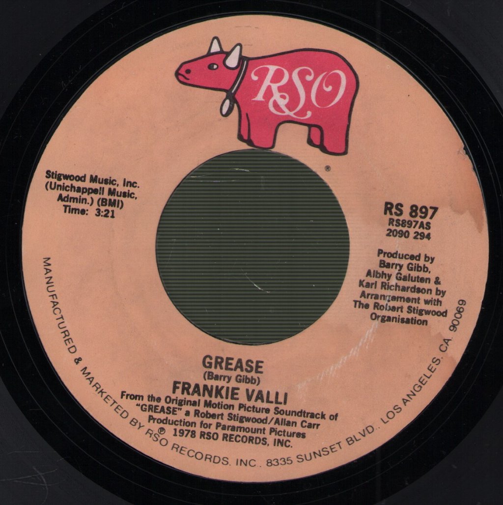 Frankie Valli - Grease - 7 Inch