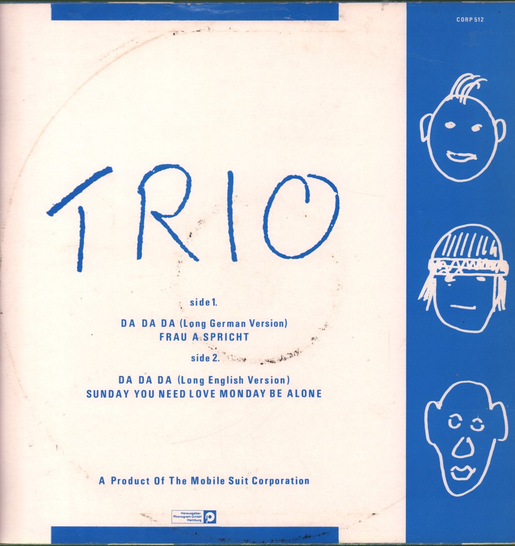 Trio - Da Da Da - 12 Inch