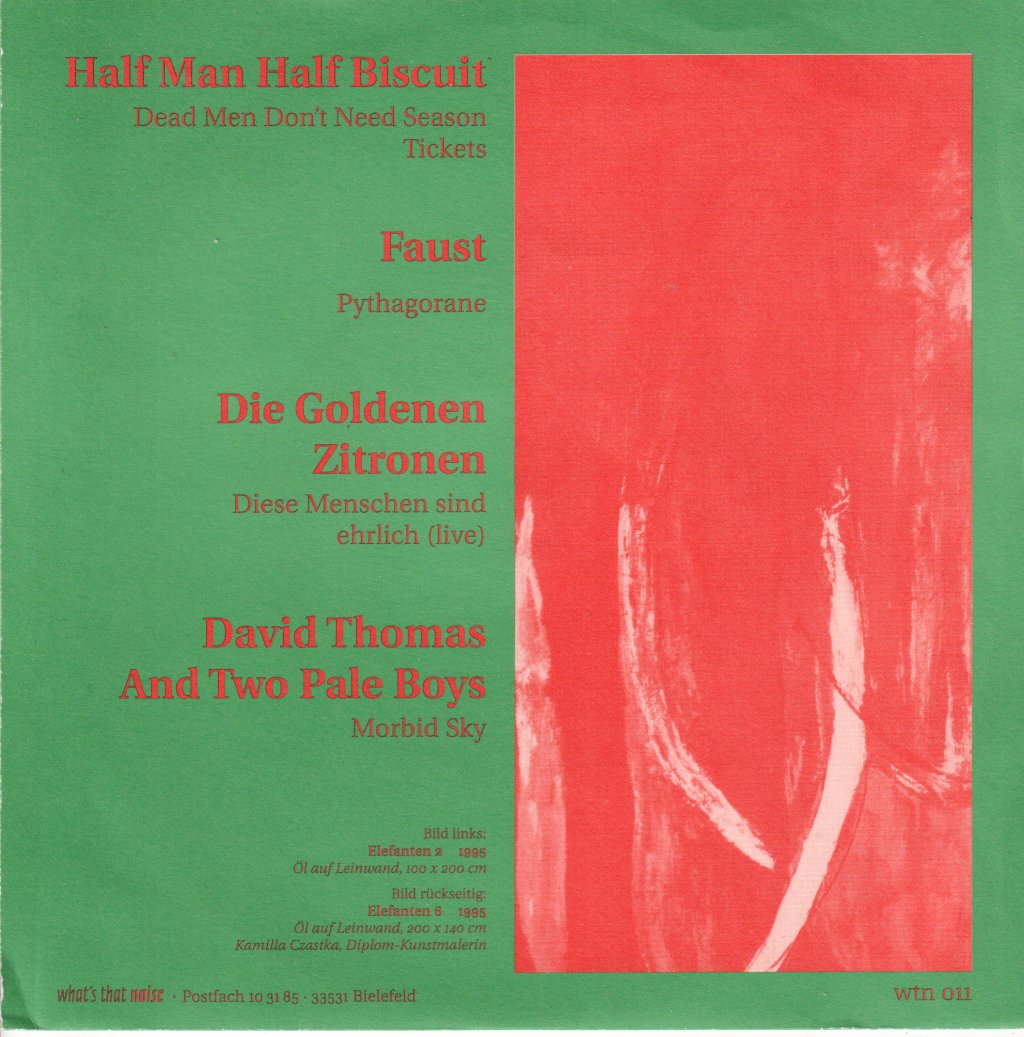 half man half biscuit / faust / die golden zitronen / david thomas - Untitled - 7 Inch