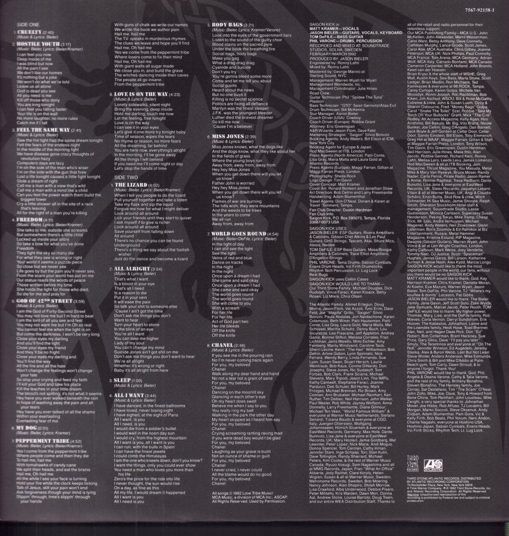 Saigon Kick - Lizard - Lp