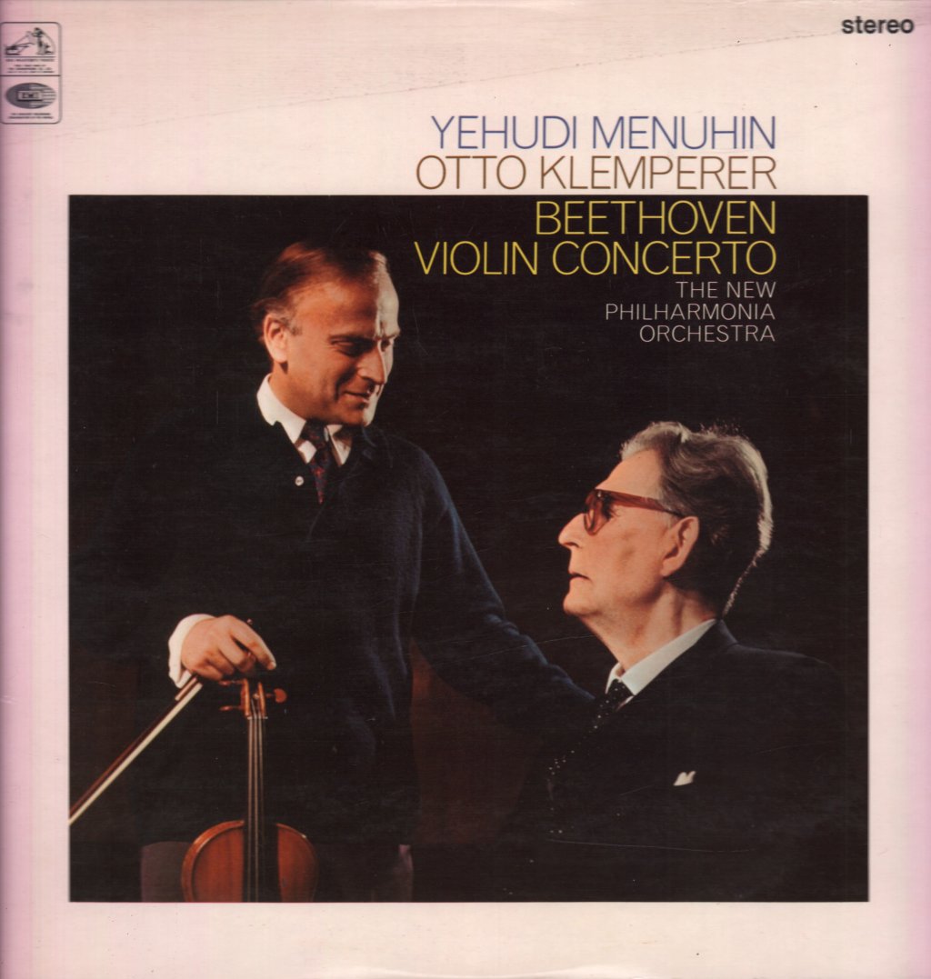 New Philharmonia Orchestra - Beethoven Violin Concerto Yehudi Menuhin - Lp
