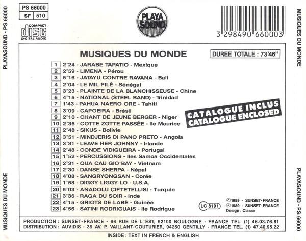 Various Artists - Musiques Du Monde - Cd