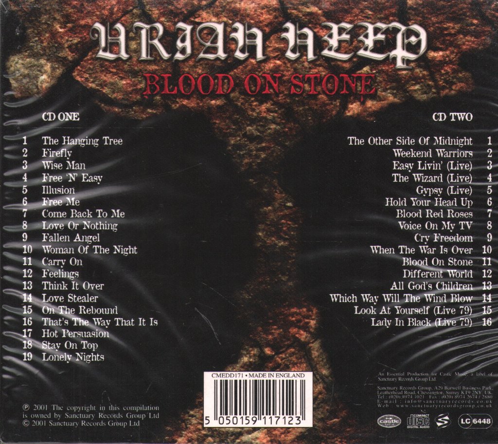 Uriah Heep - Blood On Stone - Anthology Volume 2 - Double Cd