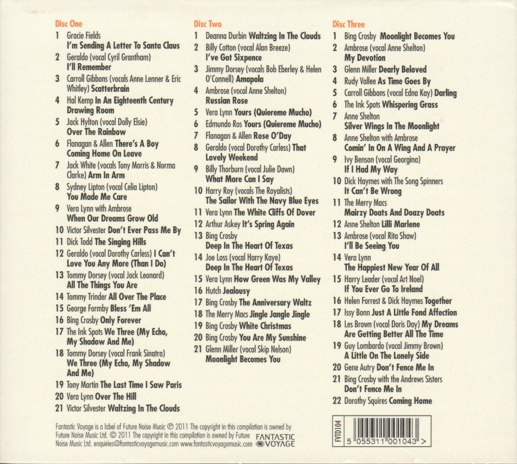 Various Artists - Britain's First Number Ones - Triple Cd