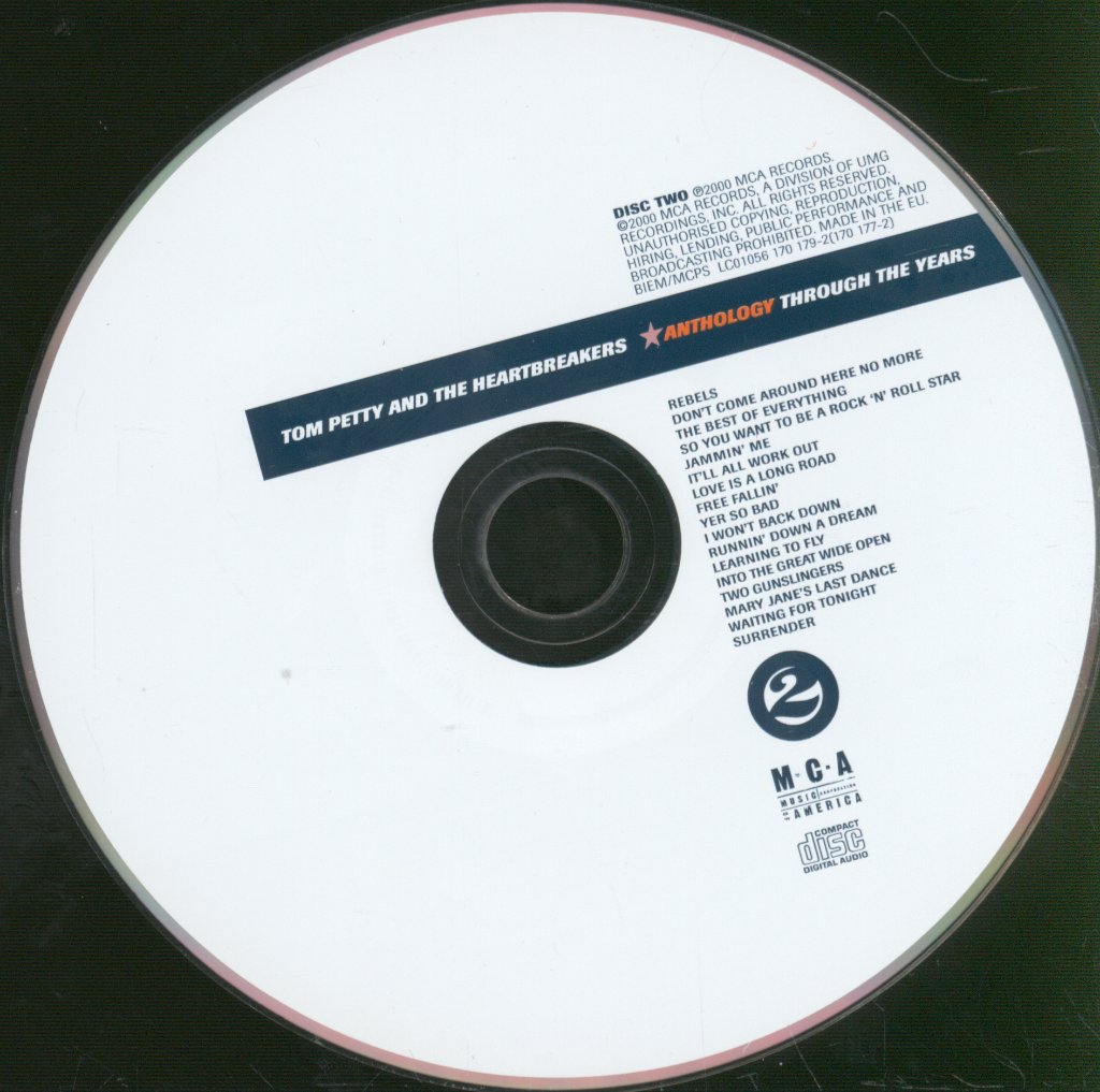 Tom Petty And The Heartbreakers - Anthology - Through The Years - Double Cd