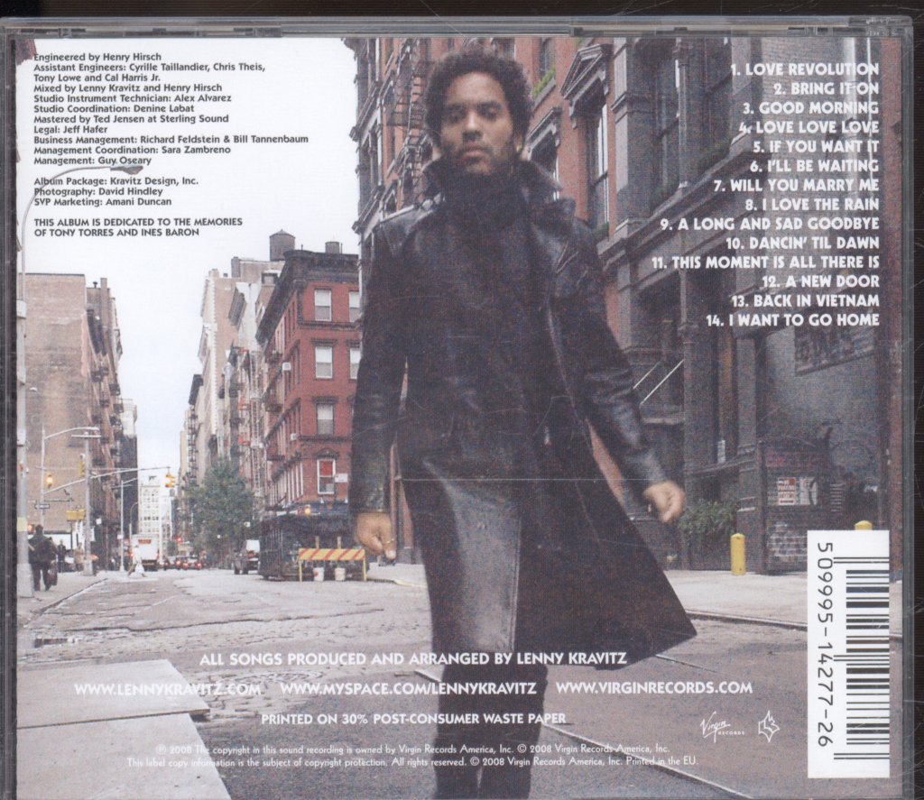 Lenny Kravitz - It Is Time For A Love Revolution - Cd