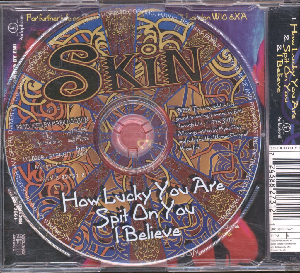 Skin - How Lucky You Are - Cd