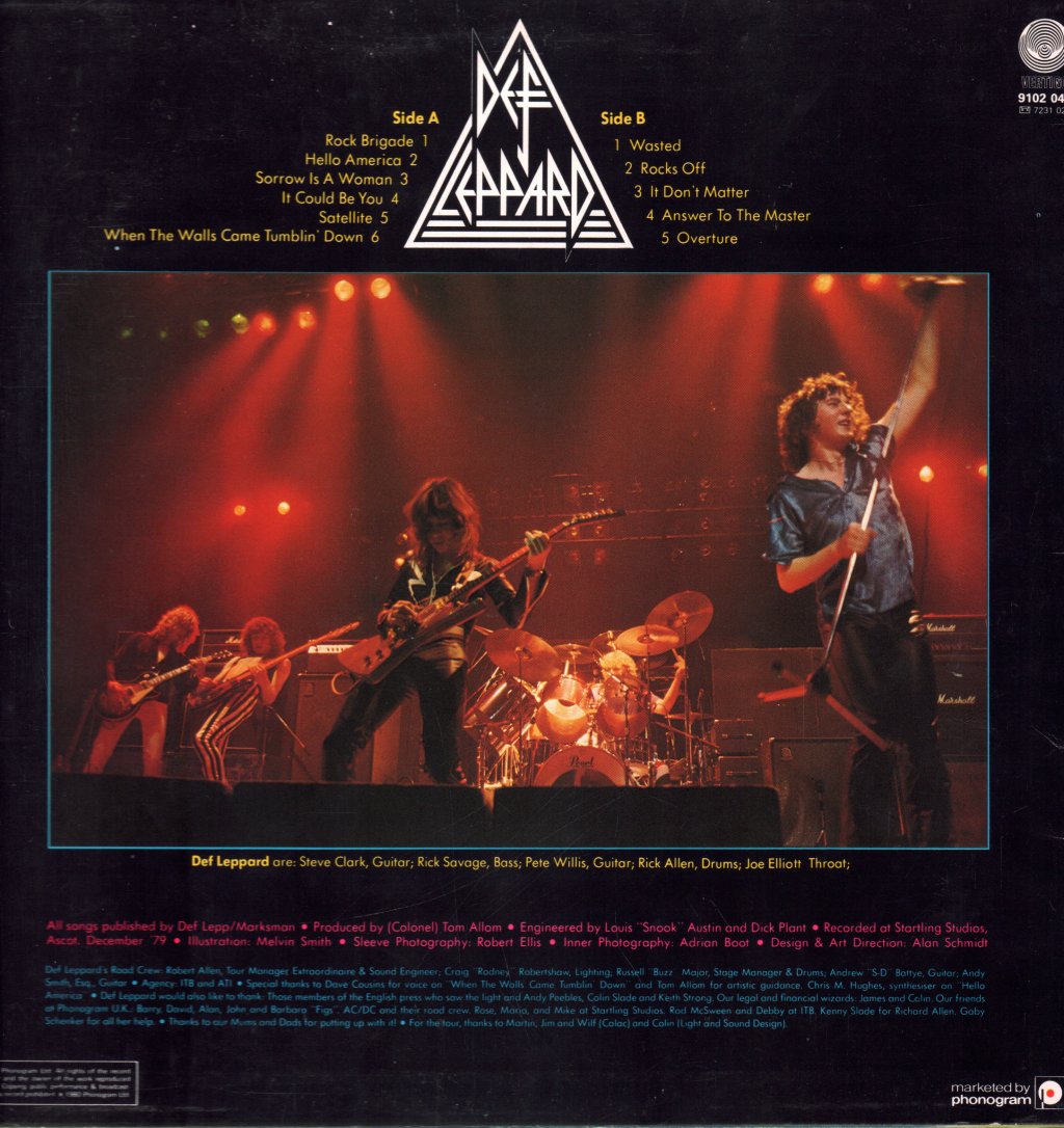 Def Leppard - On Through The Night - Lp