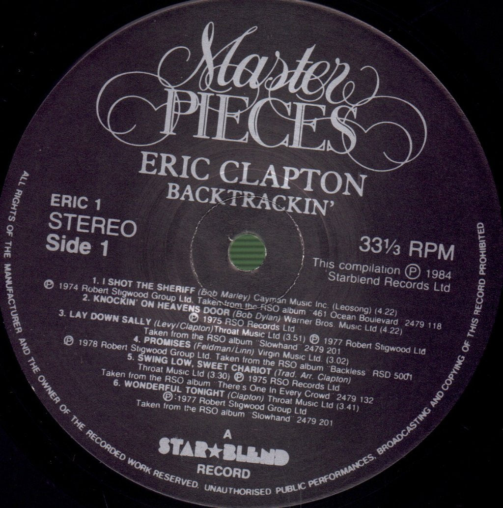 Eric Clapton - Backtrackin' - Double Lp