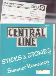 Central Line - Sticks And Stones - 7 Inch